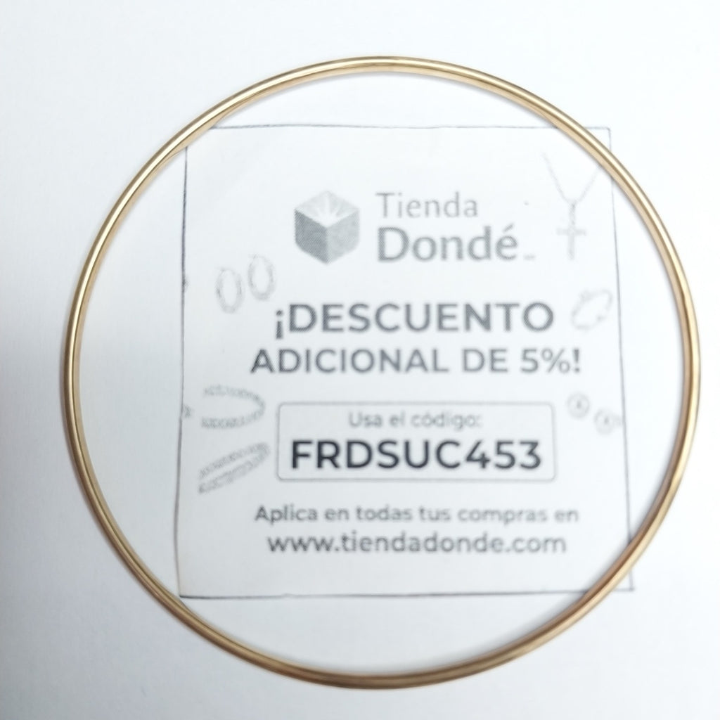 PULSERA RIGIDA ORO 8 K 3 GRMS (SEMINUEVO)
