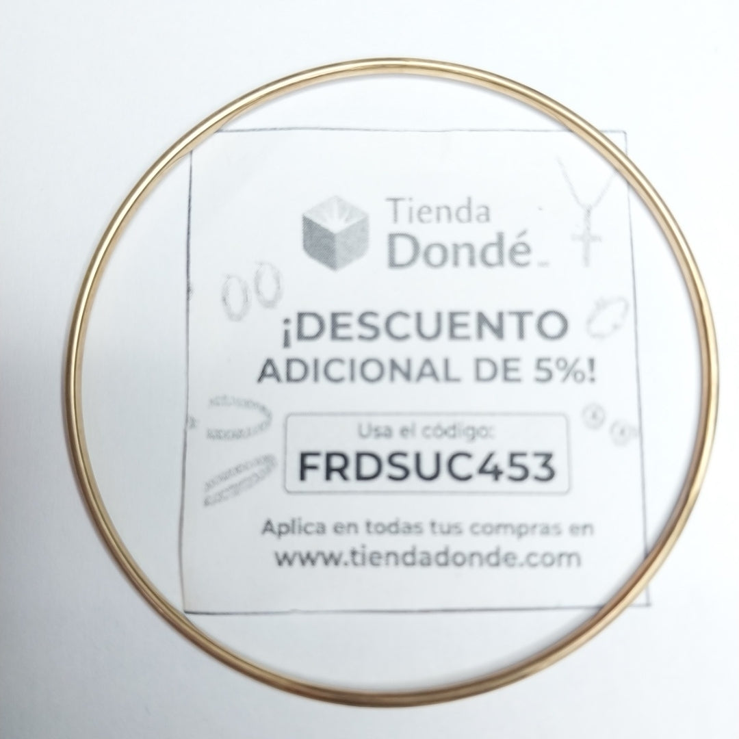 PULSERA RIGIDA ORO 8 K 3 GRMS (SEMINUEVO)