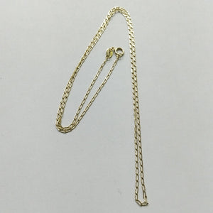 CADENAS TEJIDO ESLABONES ORO 10K 55 CM 1.9 GR (NUEVO)