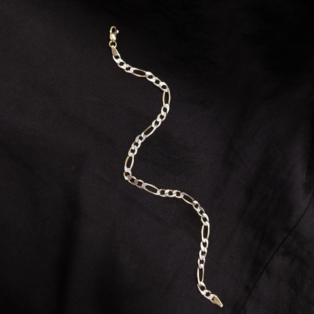 PULSERA ORO COMBINADO 14 K 2,80 GRMS (SEMINUEVO)