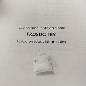 BROQUELES BROQUEL C CIRCONIA 14K 0.1501 GR (NUEVO)
