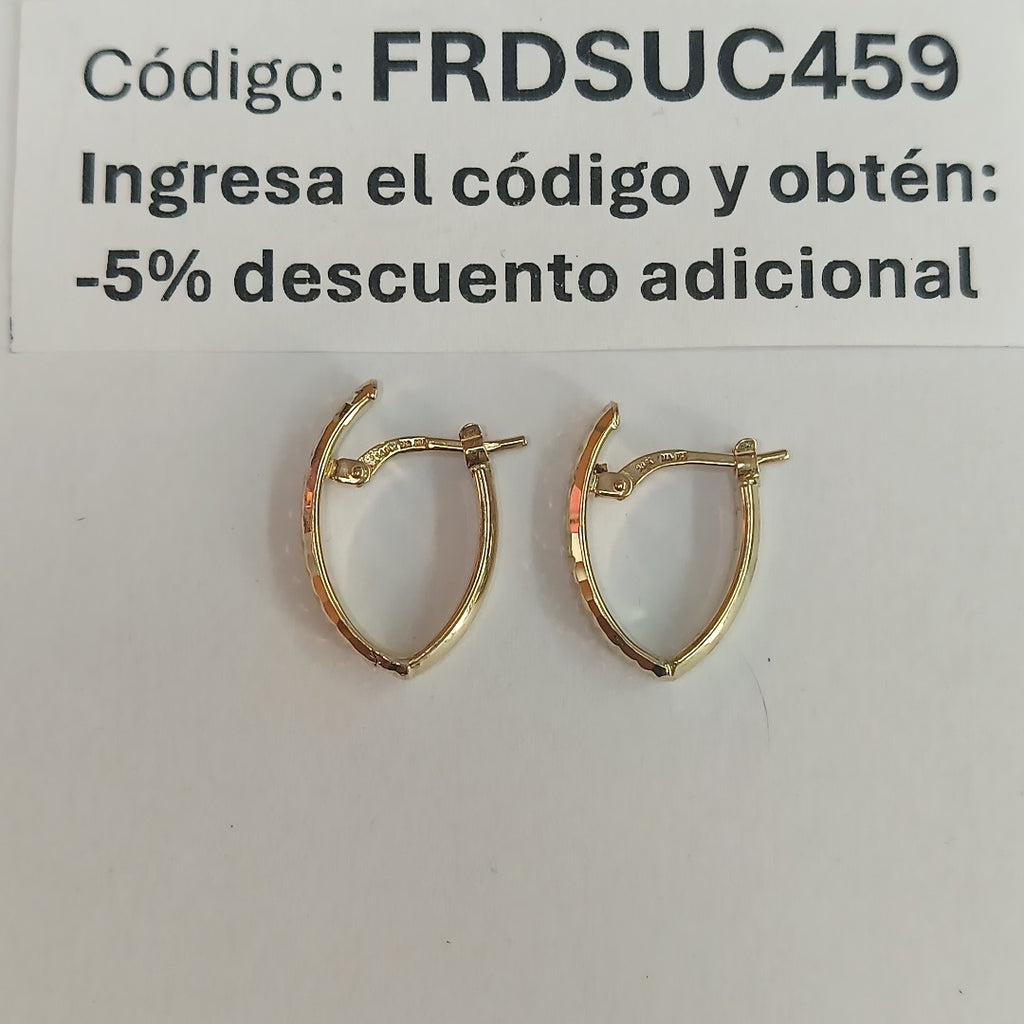 ARRACADAS ORO 14K 1.4 (NUEVO)