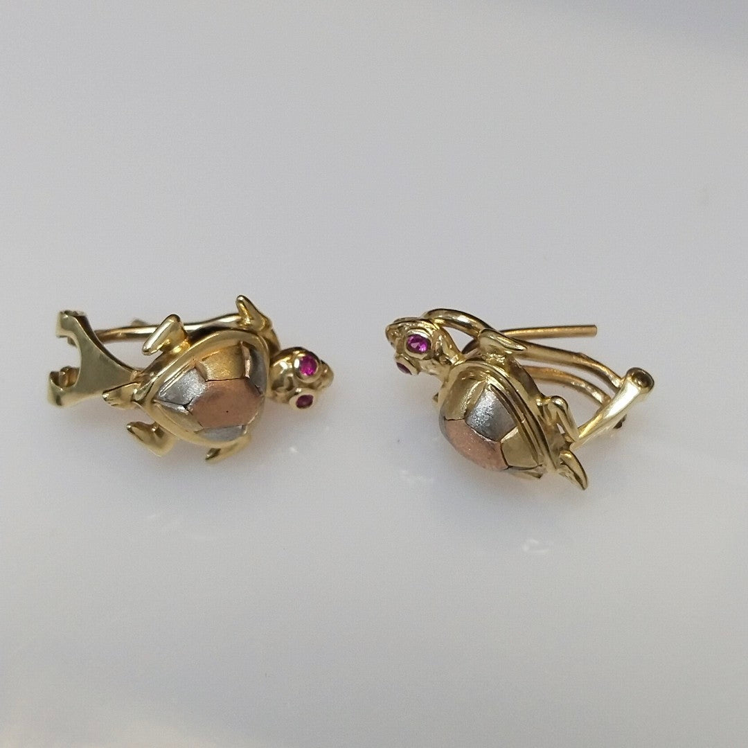 ARETES PAR ORO 14 K 3,60 GRMS (SEMINUEVO)