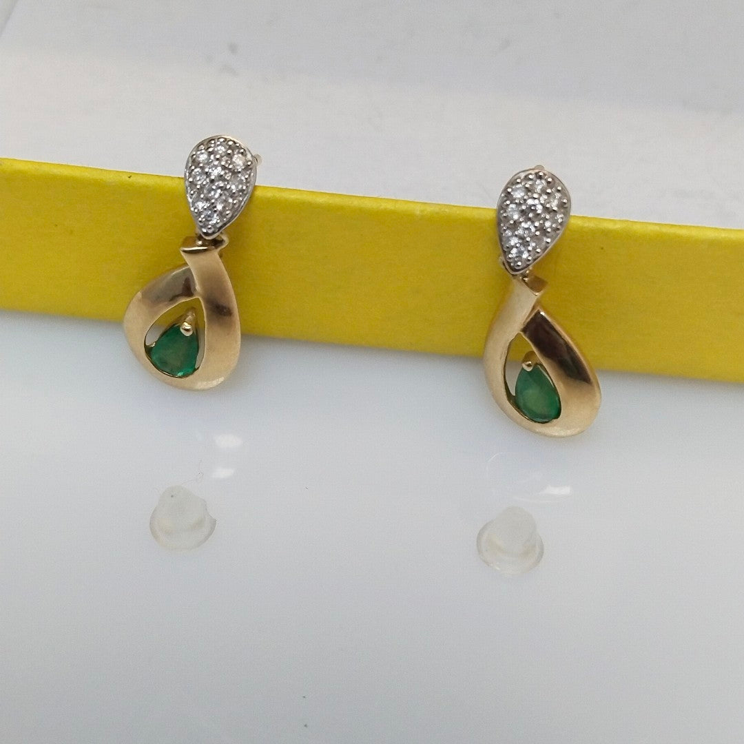 ARETES PAR ORO 10 K 1,50 GRMS (SEMINUEVO)