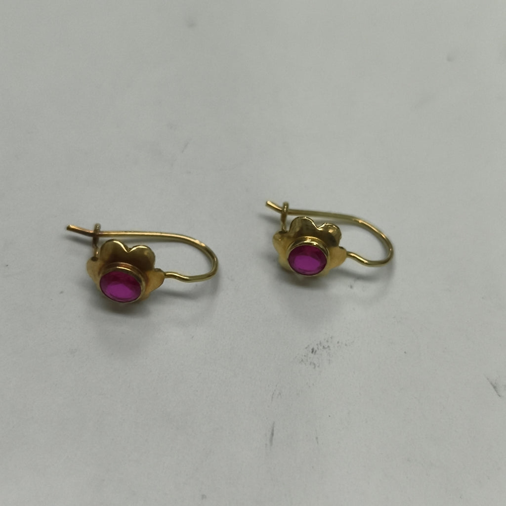 ARETES PAR ORO 10 K 0.6 GRMS (SEMINUEVO)