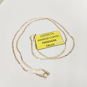 CADENA ORO 10 K 2,30 GRMS (SEMINUEVO)