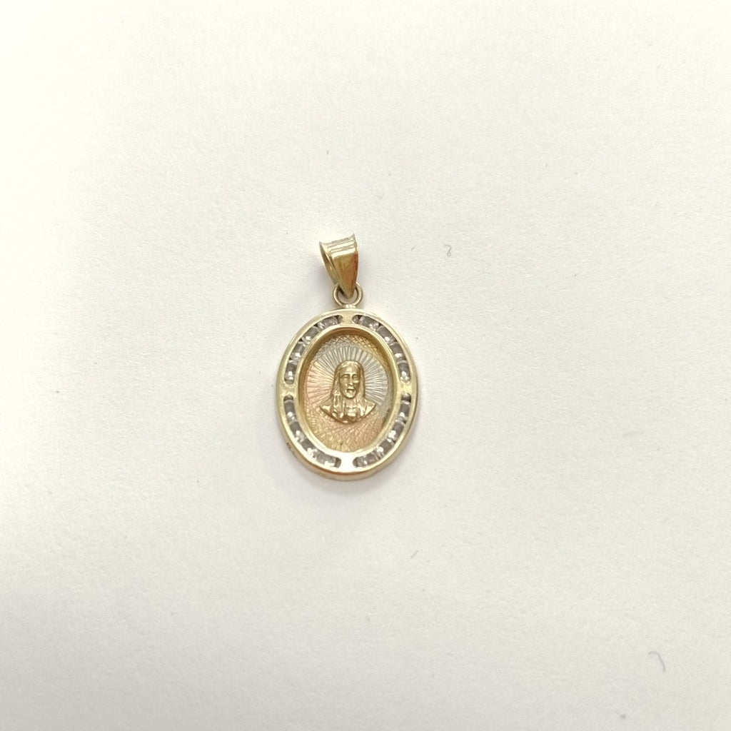 MEDALLA RELIGIOSA ORO 10 K 0,80 GRMS (SEMINUEVO)