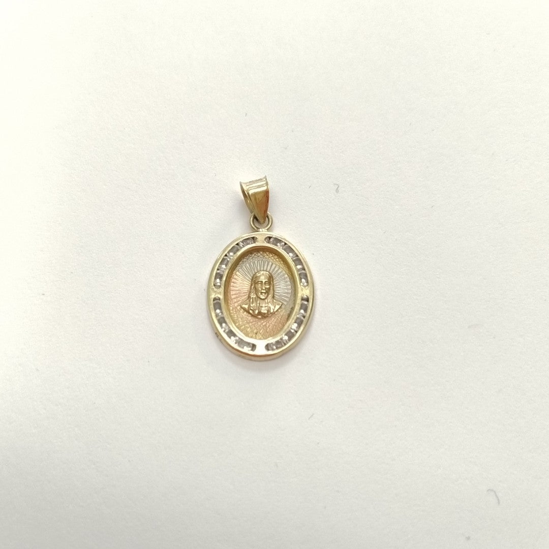 MEDALLA RELIGIOSA ORO 10 K 0,80 GRMS (SEMINUEVO)