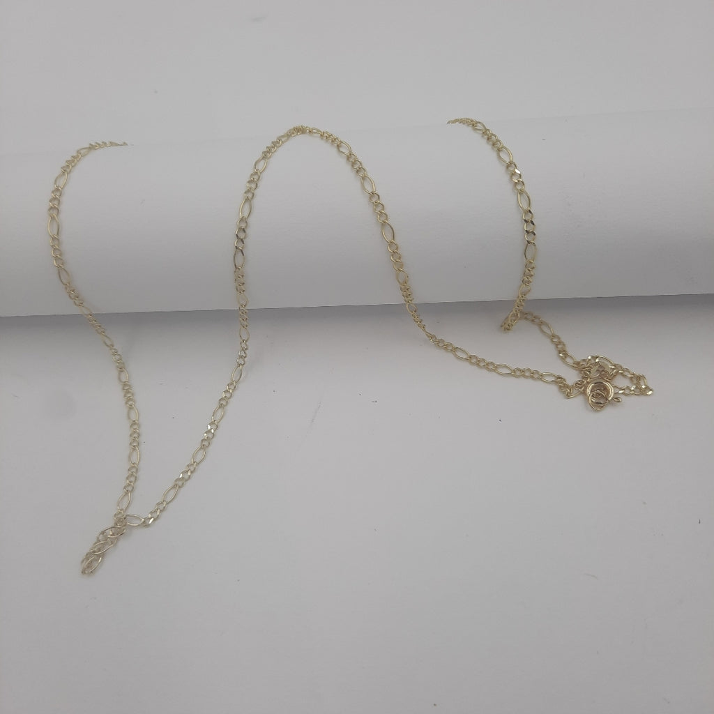 CADENA TEJIDO 3X1 14K 55 CM 2.4 GR (NUEVO)