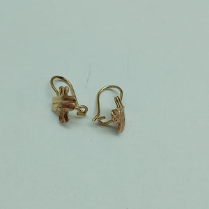 ARETES PAR ORO 10 K 1,00 GRMS (SEMINUEVO)