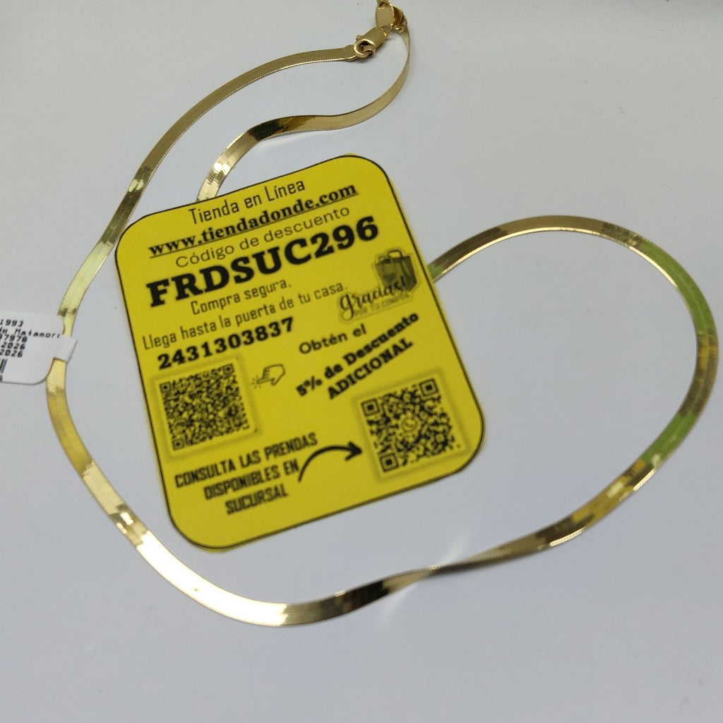 GARGANTILLA ORO 14 K 6 GRMS (SEMINUEVO)