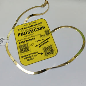 GARGANTILLA ORO 14 K 6 GRMS (SEMINUEVO)