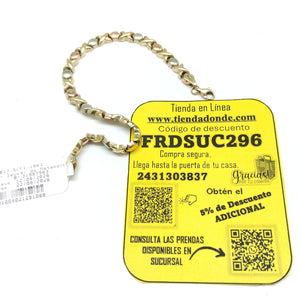 PULSERA ORO 10 K 6.1 GRMS (SEMINUEVO)