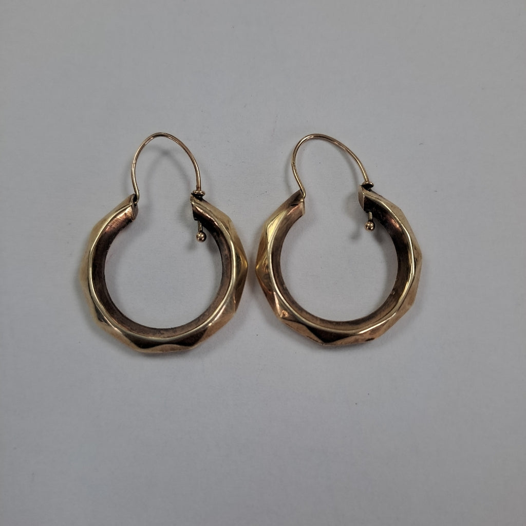 ARRACADAS PAR ORO 10 K 1.7 GRMS (SEMINUEVO)