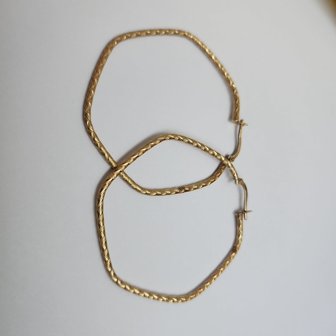 ARRACADAS PAR ORO 10 K 3,50 GRMS (SEMINUEVO)
