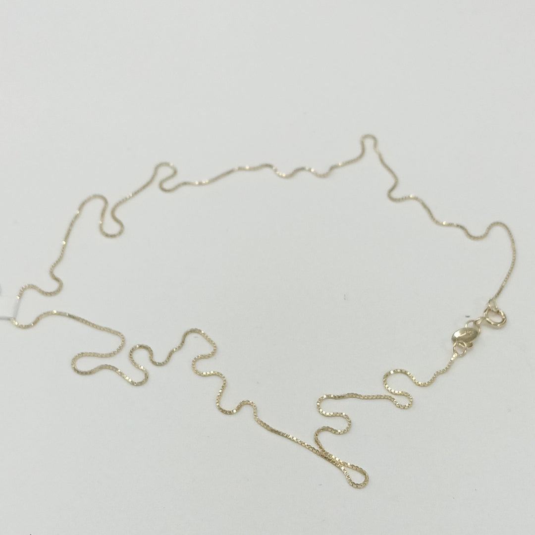 CADENA VENECIANO 14K 50 CM 1.6 GR (NUEVO)