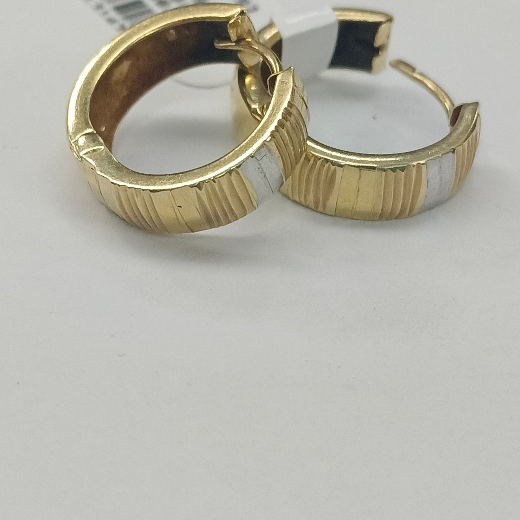 ARRACADAS PAR ORO 14 K 2.7 GRMS (SEMINUEVO)