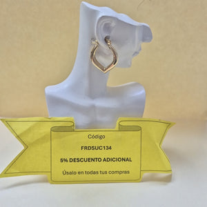 ARETES ARRACADAS 14K 2 GR (NUEVO)