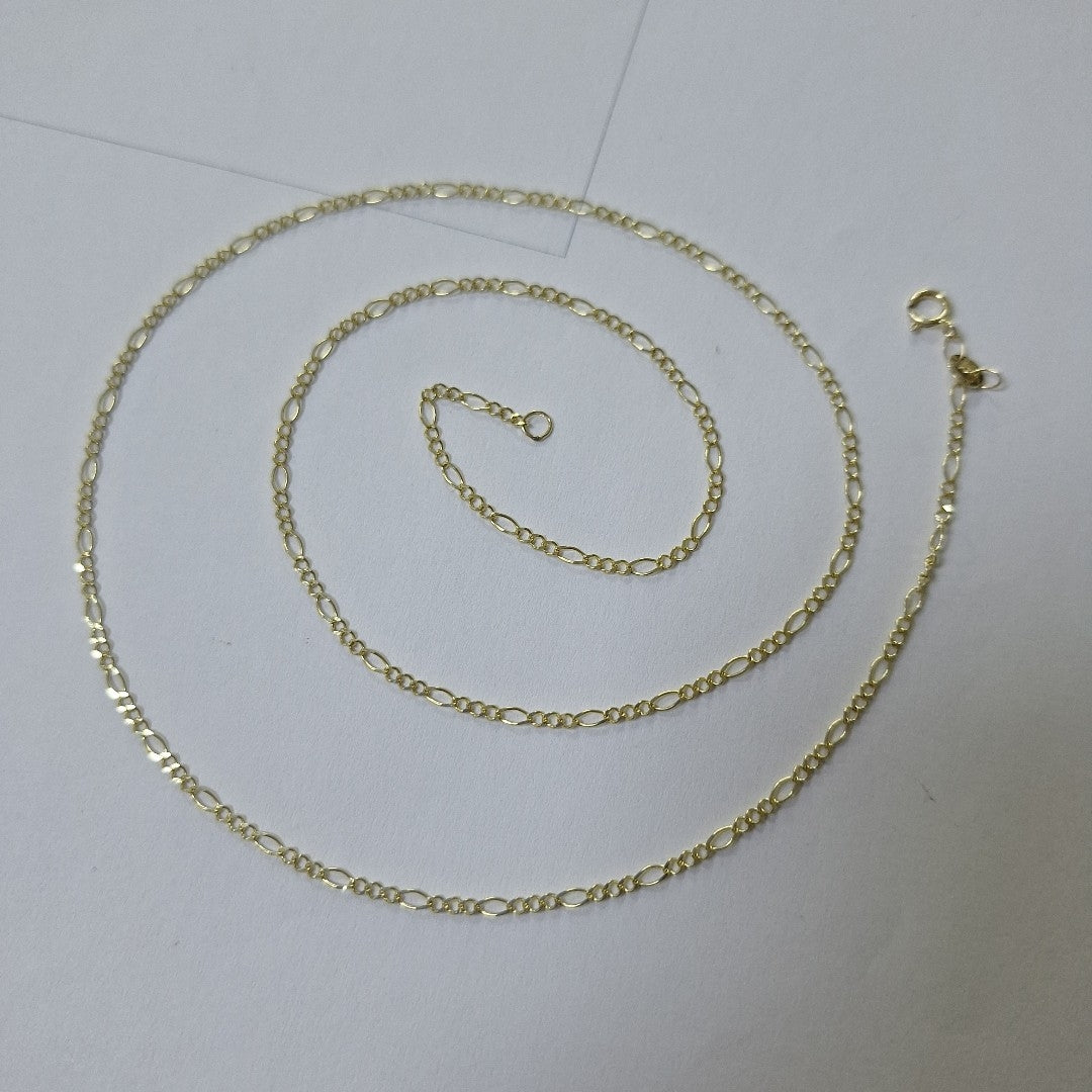 CADENA TEJIDO 3X1 14K 55 CM 2.3 GR (NUEVO)