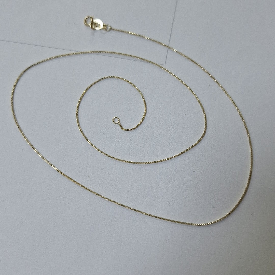 CADENA VENECIANO 14K 50 CM 1.6 GR (NUEVO)