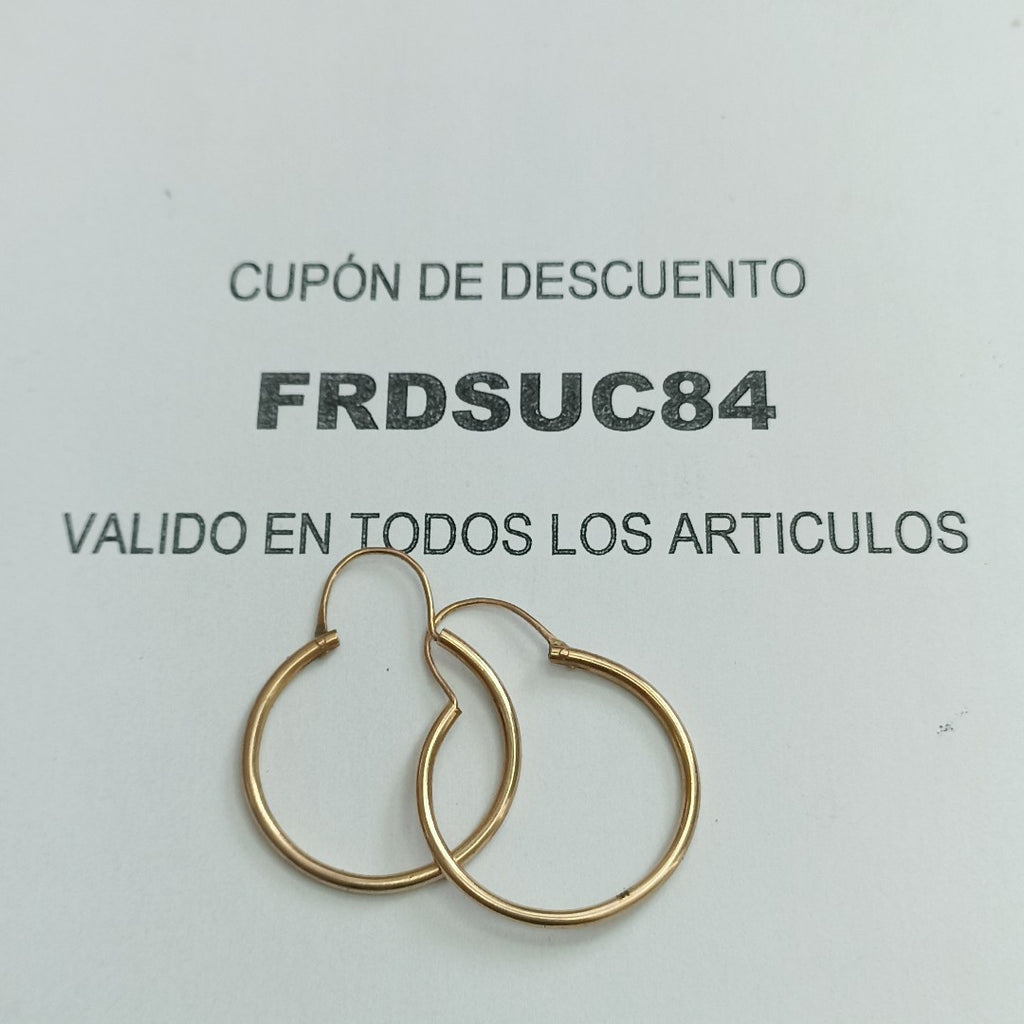 ARRACADAS PAR ORO 8 K 2.1 GRMS (SEMINUEVO)