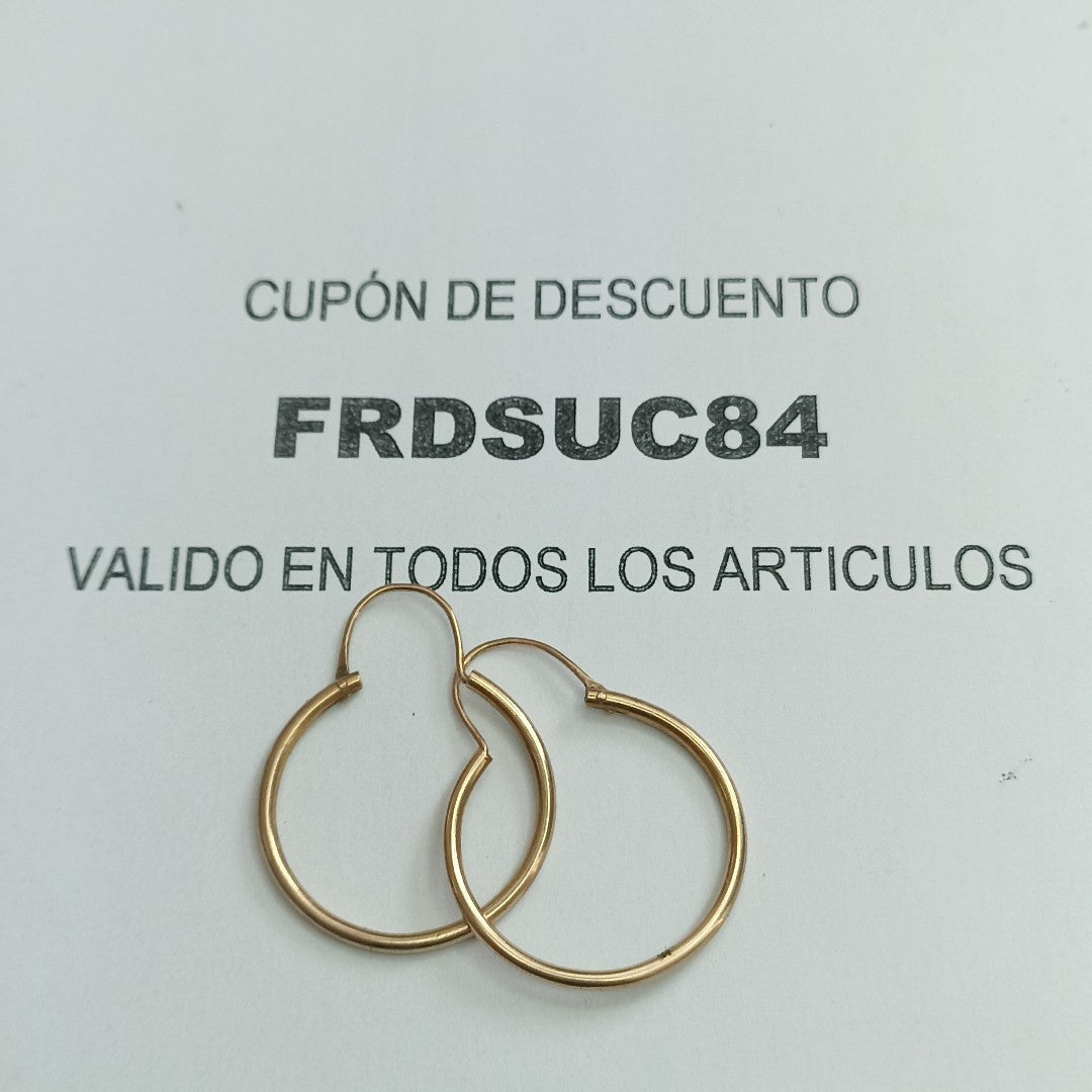 ARRACADAS PAR ORO 8 K 2.1 GRMS (SEMINUEVO)