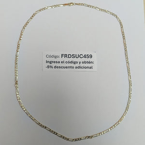 CADENA 3X1 14K 55 CM 7.3 GR (NUEVO)