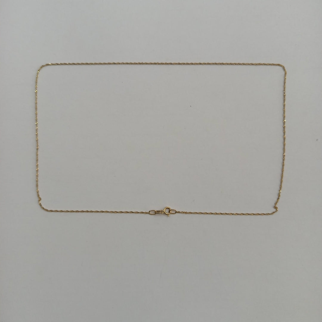 CADENA ORO 10 K 0.8 GRMS (SEMINUEVO)