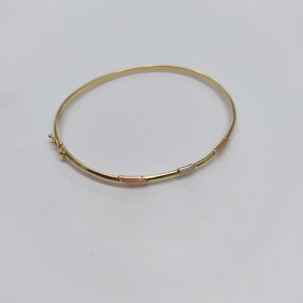 PULSERA RIGIDA ORO 14 K 3,60 GRMS (SEMINUEVO)