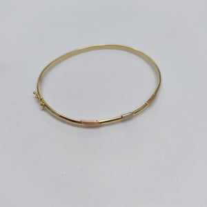 PULSERA RIGIDA ORO 14 K 3,60 GRMS (SEMINUEVO)