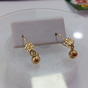 ARETES PAR ORO 10 K 1.1 GRMS (SEMINUEVO)