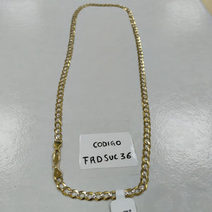 CADENA ESLABONES 14K 60 CM 16.8 GR (NUEVO)