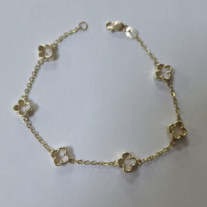 PULSERA ESPECIAL 14K 18 CM 4.3 GR (NUEVO)