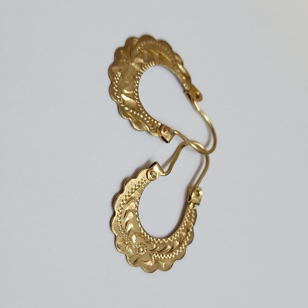ARRACADAS PAR ORO 10 K 2,50 GRMS (SEMINUEVO)