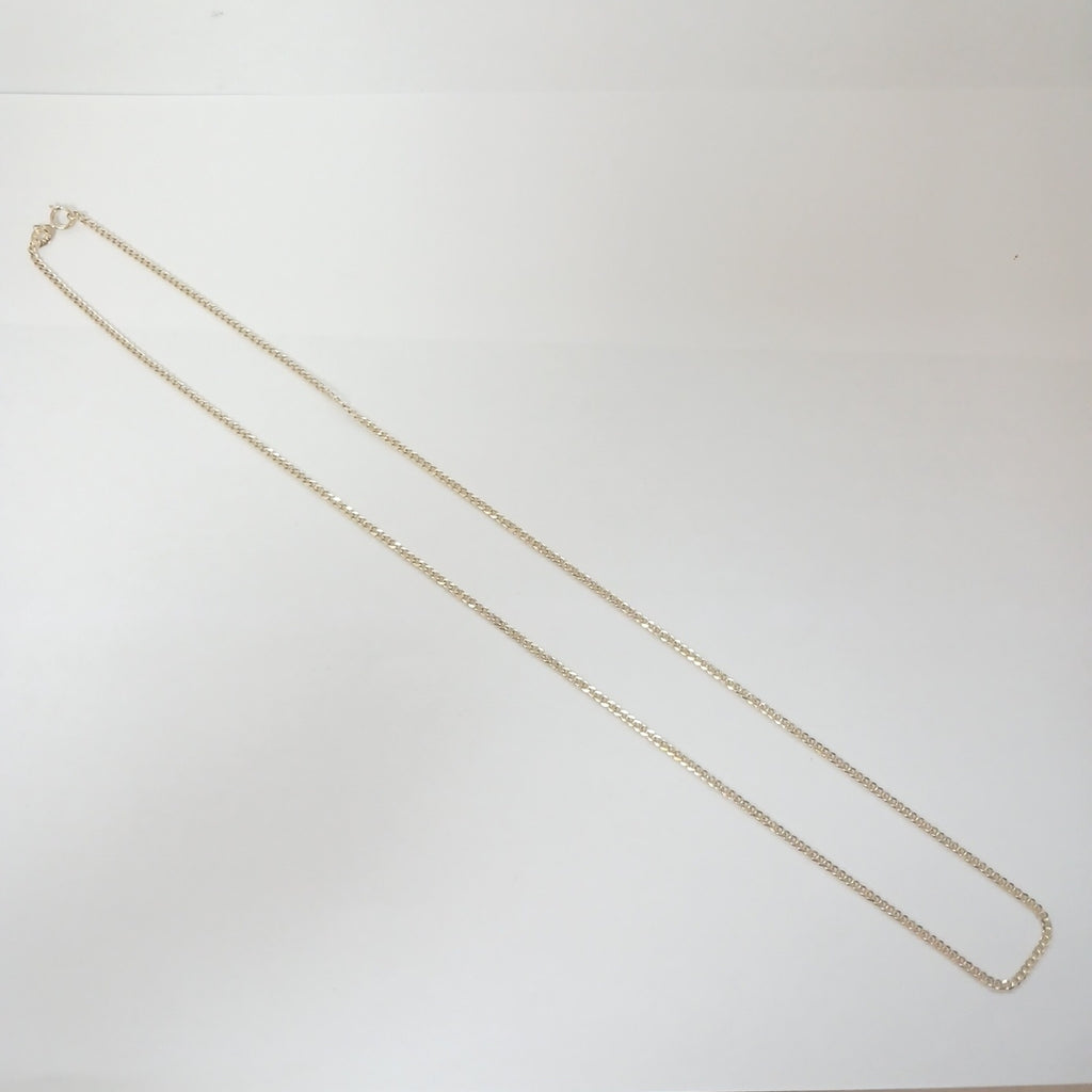 CADENAS TEJIDO BARBADA ORO 10K 55 CM 3.8 GR (NUEVO)