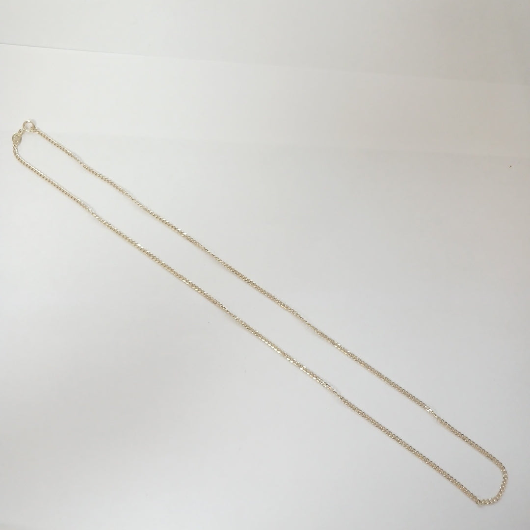 CADENAS TEJIDO BARBADA ORO 10K 55 CM 3.8 GR (NUEVO)