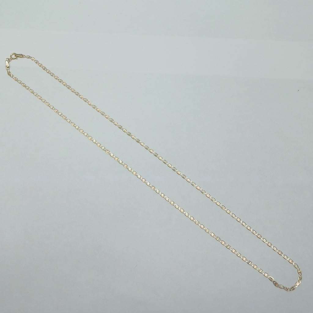 CADENAS TEJIDO GUCHI ORO 10K 55 CM 2.8 GR (NUEVO)