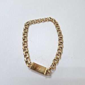 PULSERA ORO 10 K 9.3 GRMS (SEMINUEVO)