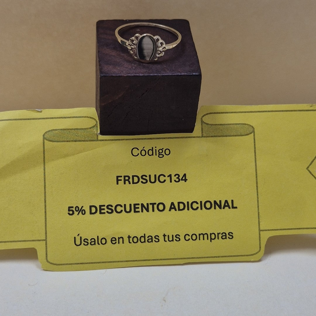 ANILLOS ANILLITO 10K TALLA 8 1 GR (NUEVO)