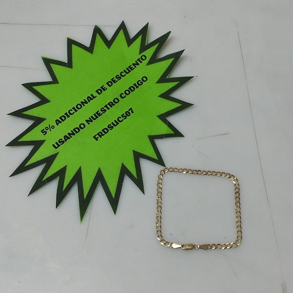 PULSERA ORO 14 K 3.7 GRMS (SEMINUEVO)