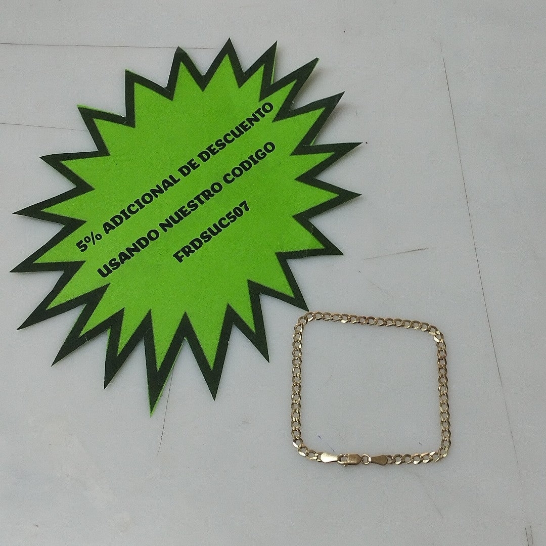 PULSERA ORO 14 K 3.7 GRMS (SEMINUEVO)