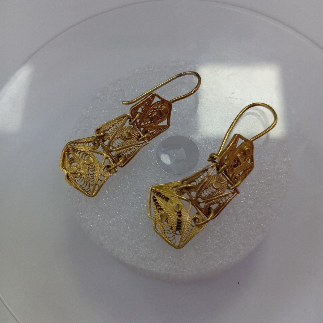 ARETES PAR ORO 8 K 3.5 GRMS (SEMINUEVO)