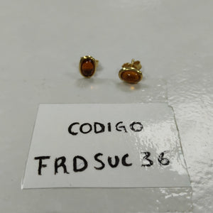 BROQUELES PAR ORO 14 K 0.8 GRMS (SEMINUEVO)