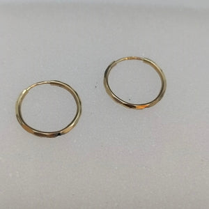 ARRACADAS PAR ORO 14 K 0.6 GRMS (SEMINUEVO)