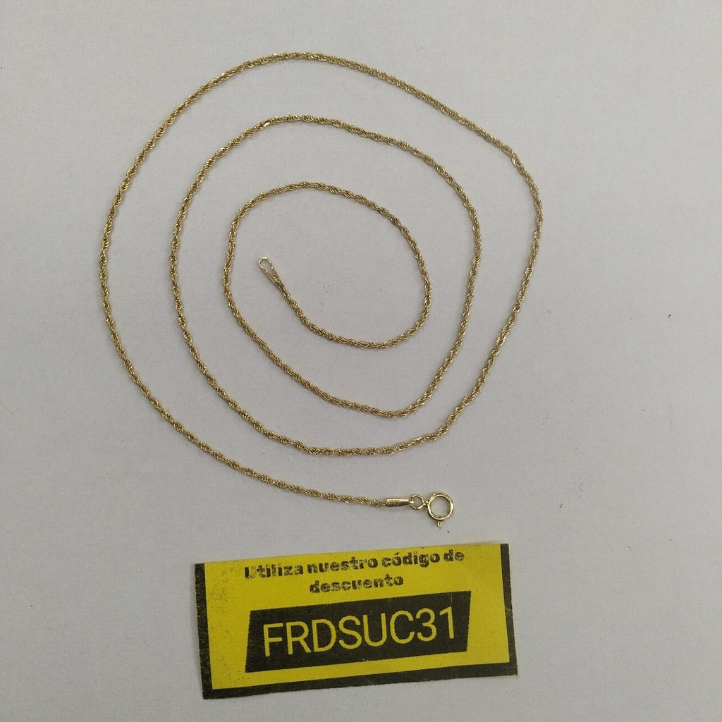 CADENA ORO 14 K 1,20 GRMS (SEMINUEVO)