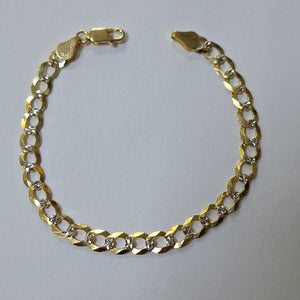 PULSERA BARBADA 14K 21 CM 5.7 GR (NUEVO)