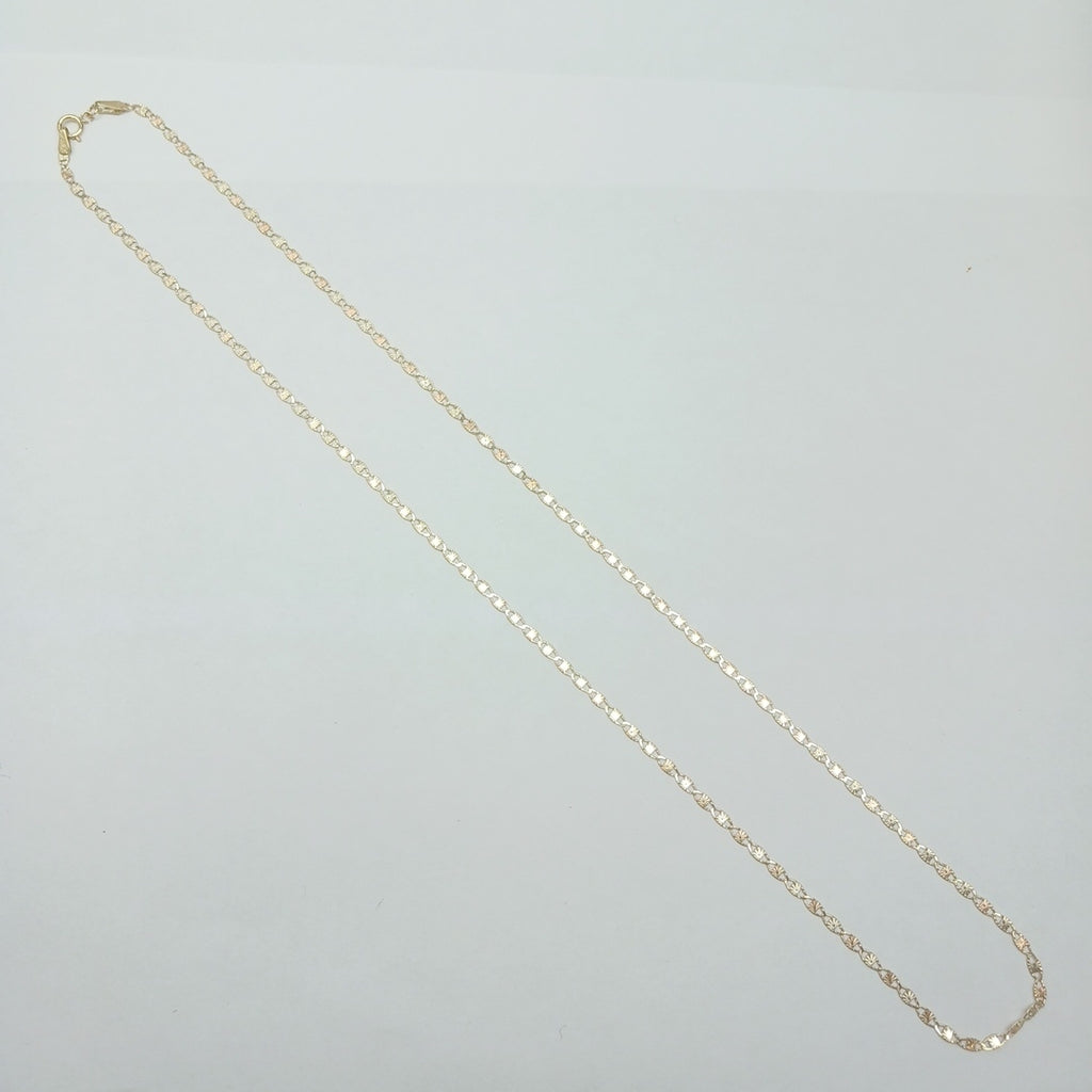 CADENAS TEJIDO GUCHI ORO 10K 55 CM 2.9 GR (NUEVO)