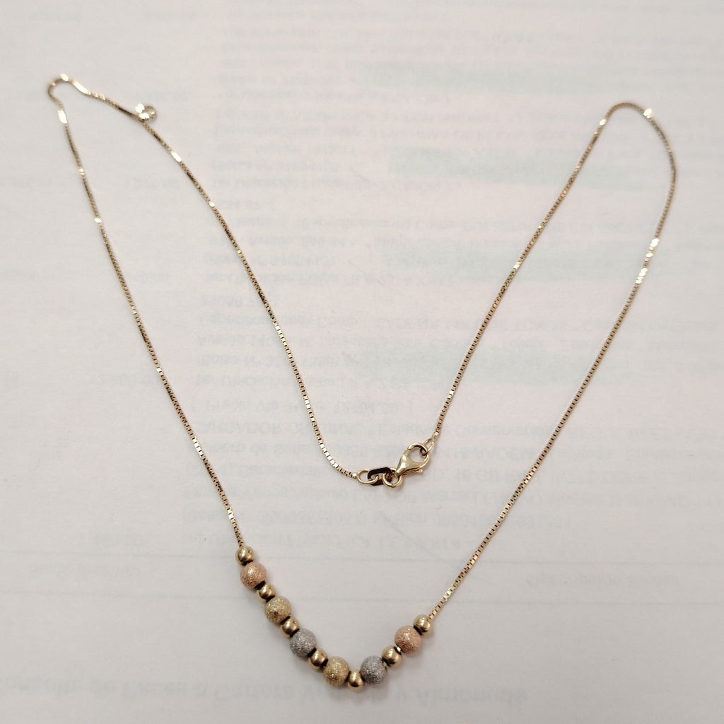CADENA, GARGANTILLA ORO 14 K 3.2 GRMS (SEMINUEVO)