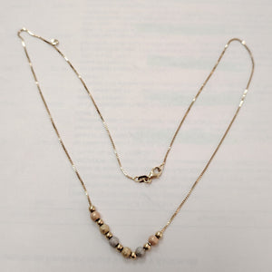 CADENA, GARGANTILLA ORO 14 K 3.2 GRMS (SEMINUEVO)