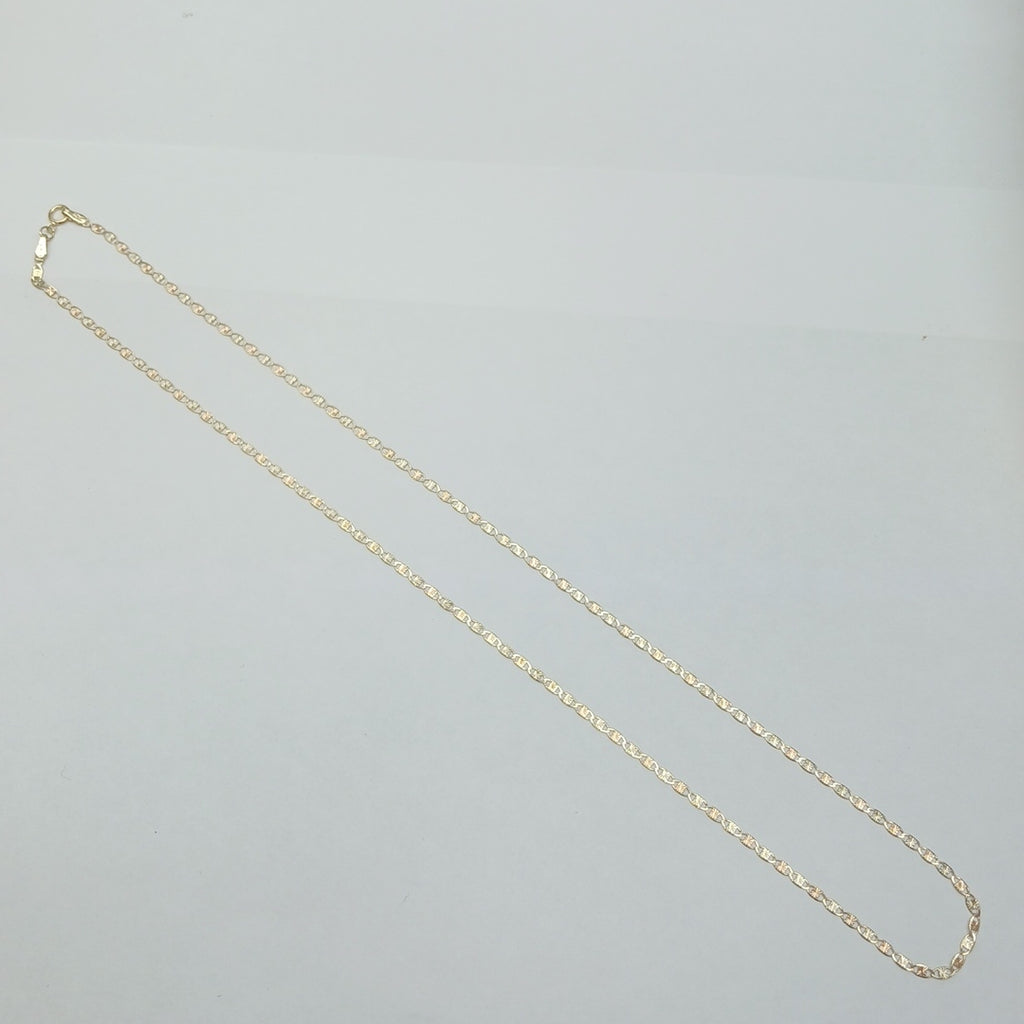 CADENAS TEJIDO GUCHI ORO 10K 55 CM 2.9 GR (NUEVO)
